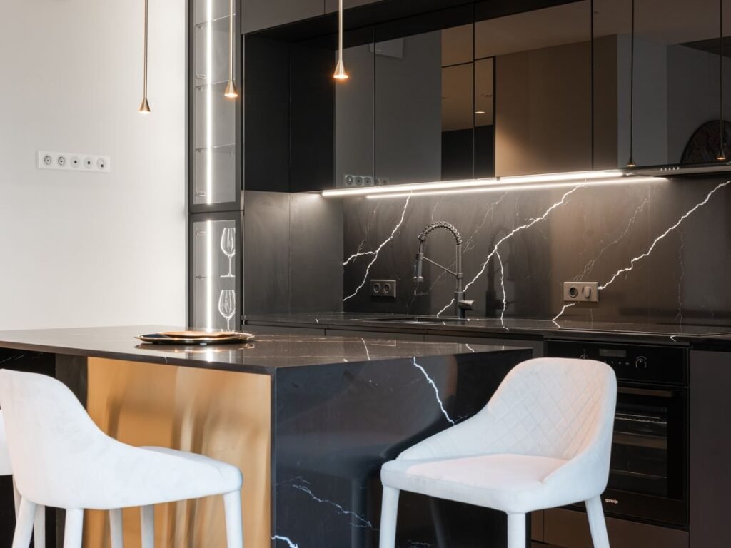 Custom kitchen designed for a Lahore residence